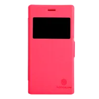 Чехол Sony S50H Xperia M2 Nillkin Flip Cover/ Leather/ Красный