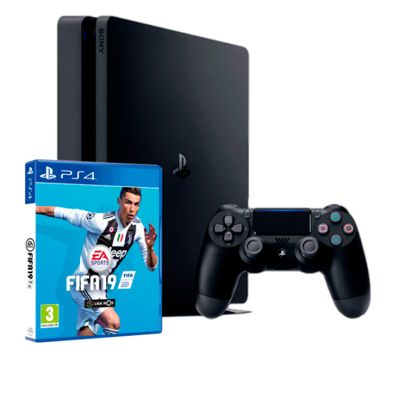 Sony Playstation 4 Slim Черный photo 1