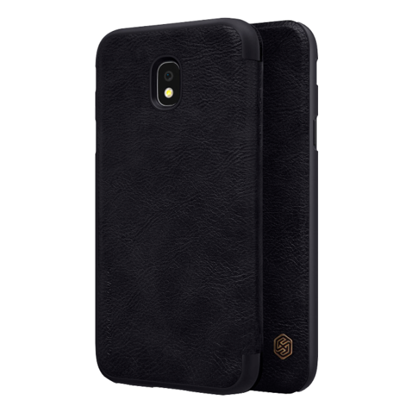 Husa Samsung Galaxy J3 (2017) Nillkin Flip Cover/ Leather/ Black photo 1
