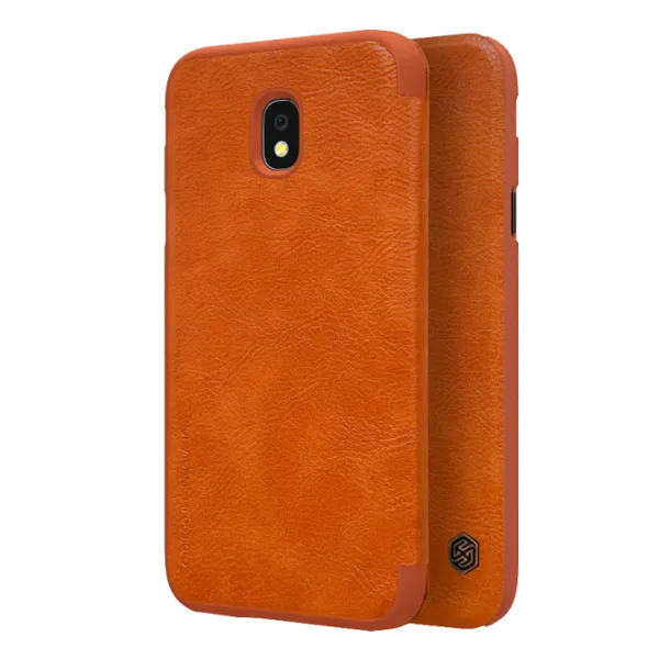 Husa Samsung J330 Galaxy J3 (2017) Nillkin Flip Cover/ Leather/ Brown photo 1