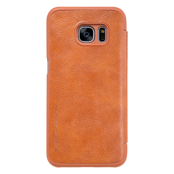 Husa Samsung Galaxy S7 Nillkin Flip Cover/ Leather/ Brown photo 1