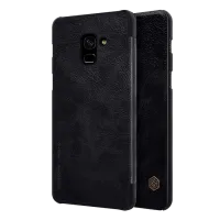 Husa Samsung Galaxy A8 Plus (2018) Nillkin Flip Cover/ Leather/ Black