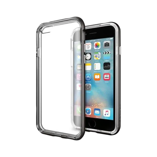 Чехол iPhone 6/6S Spigen Bumper/ TPU/PP/ Черный photo 1