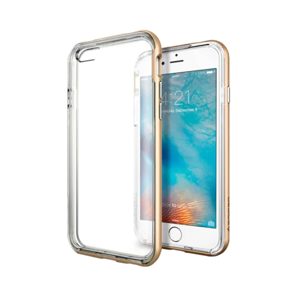 Husa iPhone 6/6S Spigen Bumper/ TPU/PP/ Gold photo 1