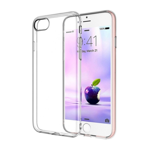 Husa Apple iPhone 7/8 Screen Geeks Back Ultra Thin/ TPU/ Transparent White photo 1