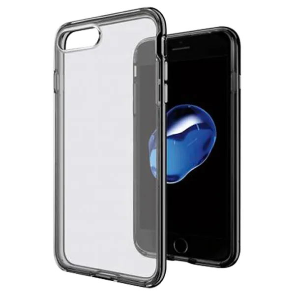 Husă pentru smartphone Apple iPhone 7/ 8 Plus Screen Geeks/ Back/ TPU/ Transparent Black photo 1