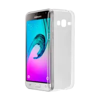 Husa Samsung Galaxy J3 Screen Geeks Back Ultra Thin/ TPU/ Transparent White