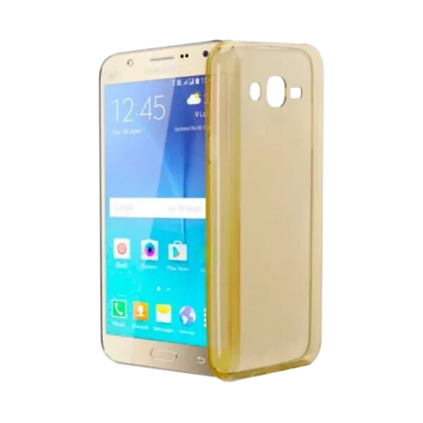 Husa Samsung Galaxy J7 Screen Geeks Back Ultra Thin/ TPU/ Transparent Gold photo 1