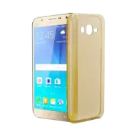 Husa Samsung Galaxy J7 Screen Geeks Back Ultra Thin/ TPU/ Transparent Gold