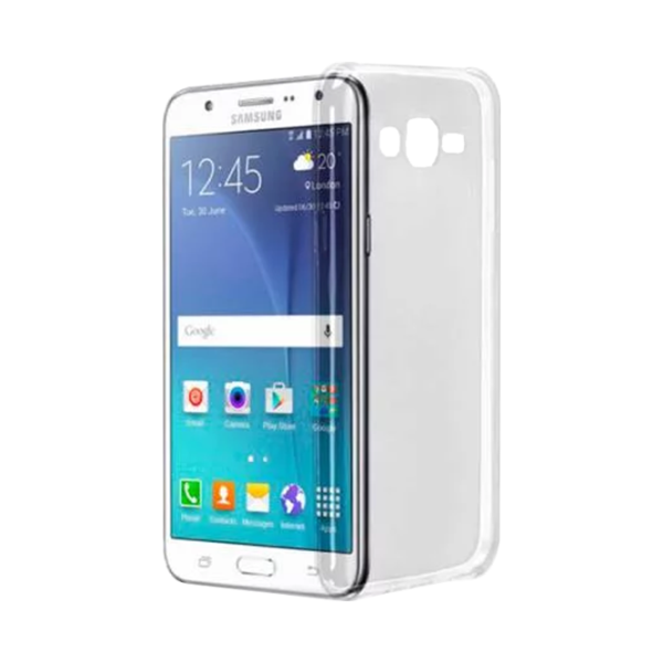 Husa Samsung Galaxy J7 Screen Geeks Back Ultra Thin/ TPU/ Transparent White photo 1
