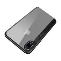 Husă pentru smartphone Apple iPhone X Screen Geeks/ Back/ PC/ TPU/ Transparent Black
