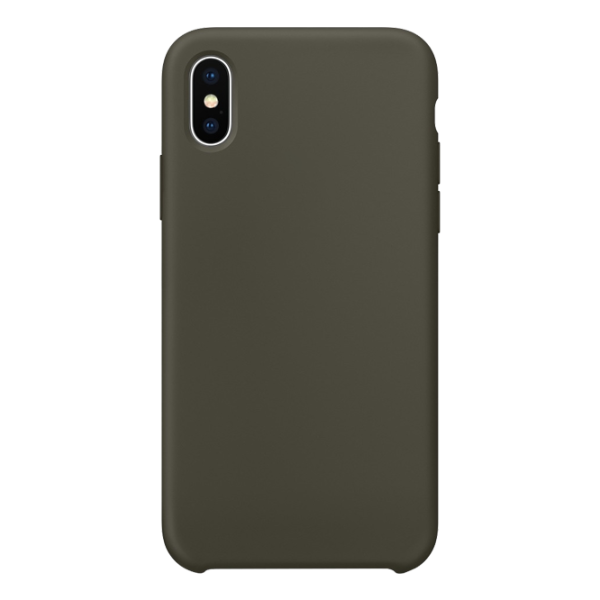 Husa Apple iPhone X Screen Geeks Back/ TPU/ Dark Olive Green photo 1