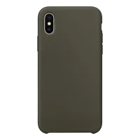 Husa Apple iPhone X Screen Geeks Back/ TPU/ Dark Olive Green