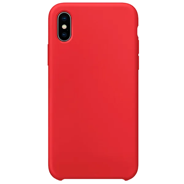 Husă pentru smartphone Apple iPhone X Screen Geeks/ Back/ TPU/ Red photo 1
