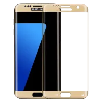 Защитное стекло Screen Geeks Galaxy S7 Edge (G935) 0.3 mm/ Глянцевый/ Золотой