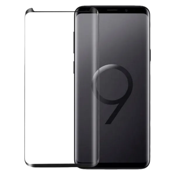 Защитное стекло Screen Geeks Galaxy S9 (G960) 0.3 mm/ Глянцевый/ Черный photo 1