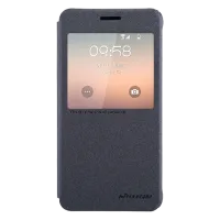 Husa Samsung Galaxy Alpha Nillkin Flip Cover/ Leather/ Black