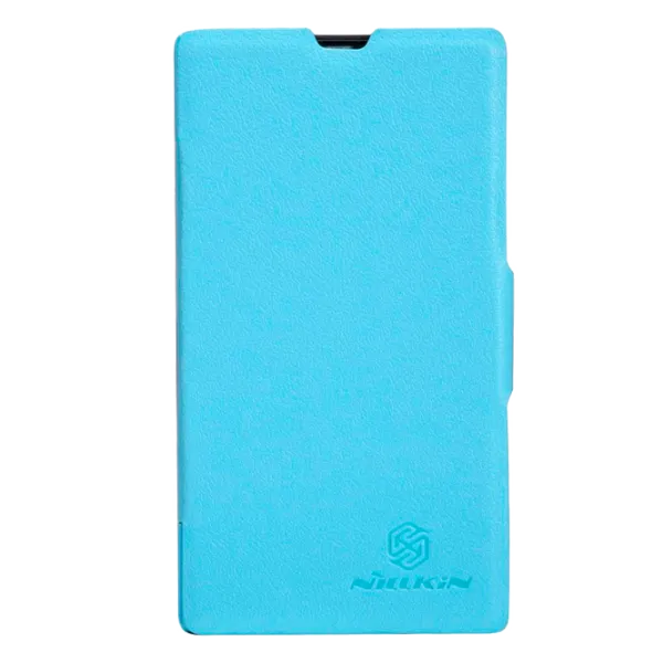 Husa Nokia Lumia 520 Nillkin Flip Cover/ Leather/ Blue photo 1