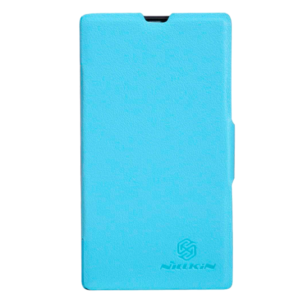 Husa Nokia Lumia 520 Nillkin Flip Cover/ Leather/ Blue photo 1