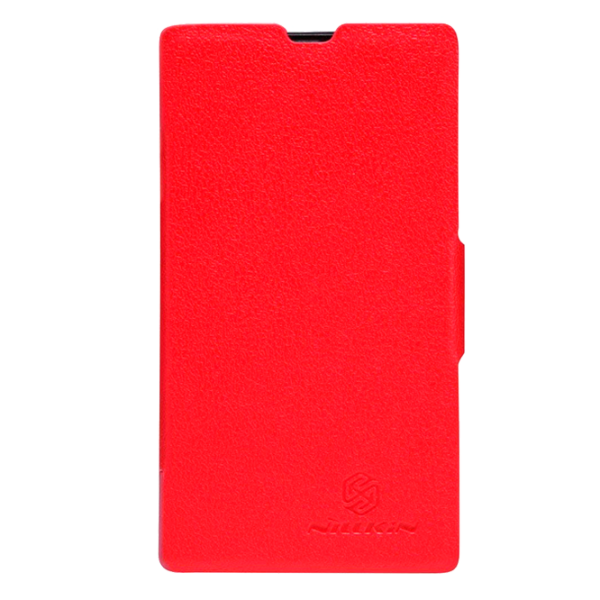 Husa Nokia Lumia 520 Nillkin Flip Cover/ Leather/ Red photo 1
