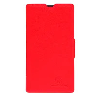 Husa Nokia Lumia 520 Nillkin Flip Cover/ Leather/ Red