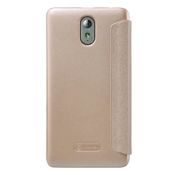 Husa Lenovo Vibe P1M Nillkin Flip Cover/ Leather/ Gold photo 1
