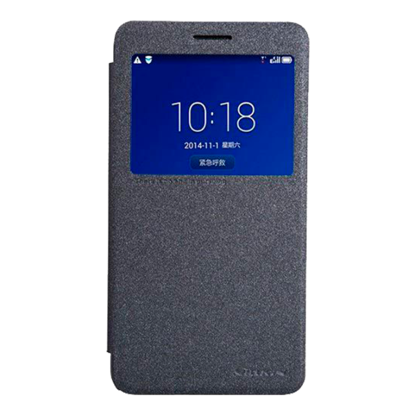 Husa Lenovo S856 Nillkin Flip Cover/ Leather/ Black photo 1