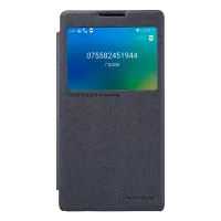 Husa Lenovo P90 Nillkin Flip Cover/ Leather/ Black