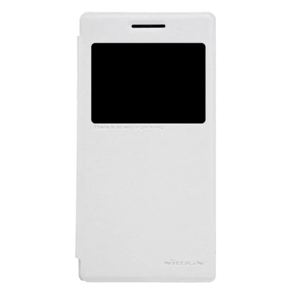 Husa Lenovo P70 Nillkin Flip Cover/ Leather/ White photo 1