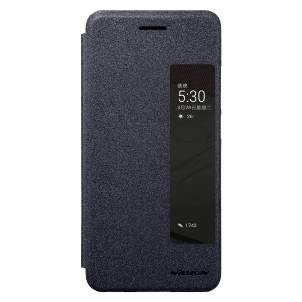Husa Huawei P10 Nillkin Flip Cover/ Leather/ Black photo 1