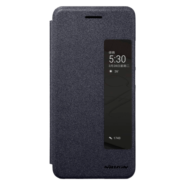 Husa Huawei P10 Nillkin Flip Cover/ Leather/ Black photo 1