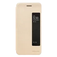 Husa Huawei P10 Nillkin Flip Cover/ Leather/ Gold