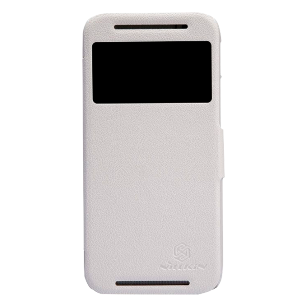 Husa HTC One M8 Nillkin Flip Cover/ Leather/ White photo 1