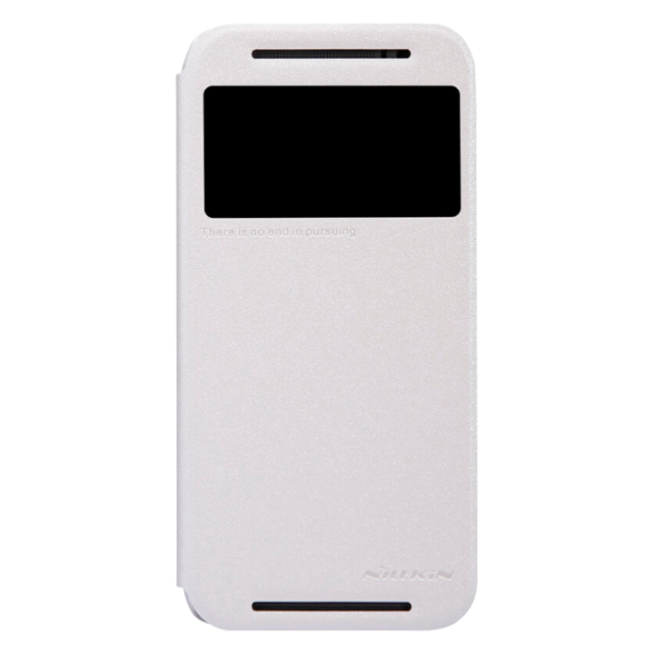 Чехол HTC One M8 Nillkin Flip Cover/ Leather/ Белый photo 1