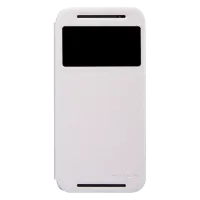 Чехол HTC One M8 Nillkin Flip Cover/ Leather/ Белый