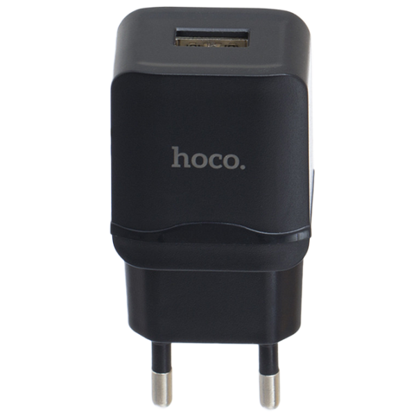 Adaptor de rețea Hoco C22A 2.4 A/ Black photo 1