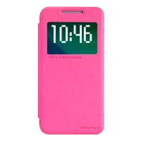 Husa HTC Desire 510 Nillkin Flip Cover/ Leather/ Pink