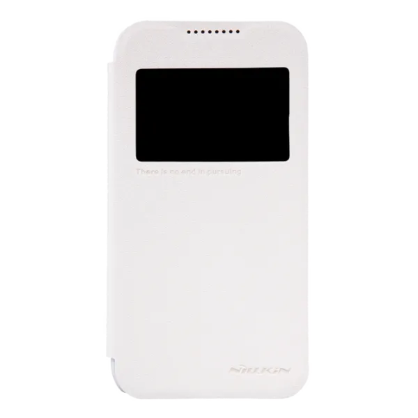Husă pentru smartphone HTC Desire 320 Nillkin/ Flip Cover/ Piele/ White photo 1