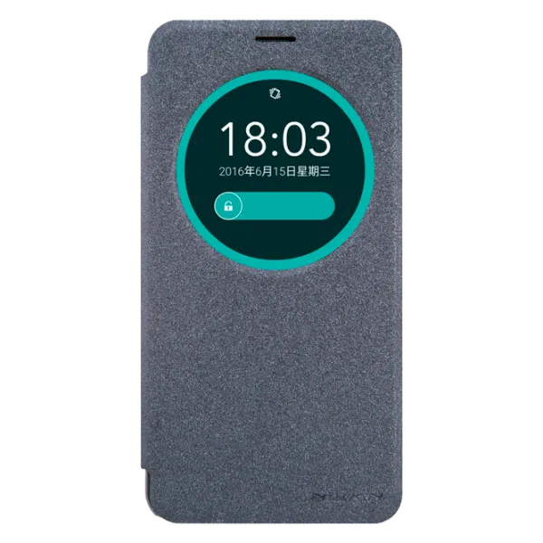 Husa Asus Zenfone GO TV Nillkin Flip Cover/ Leather/PP/ Black photo 1