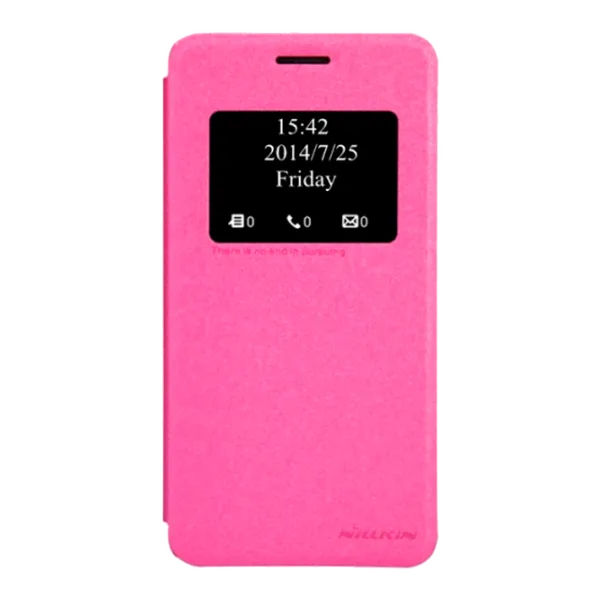 Husa Asus Zenfone 5 Nillkin Flip Cover/ Leather/ Pink photo 1