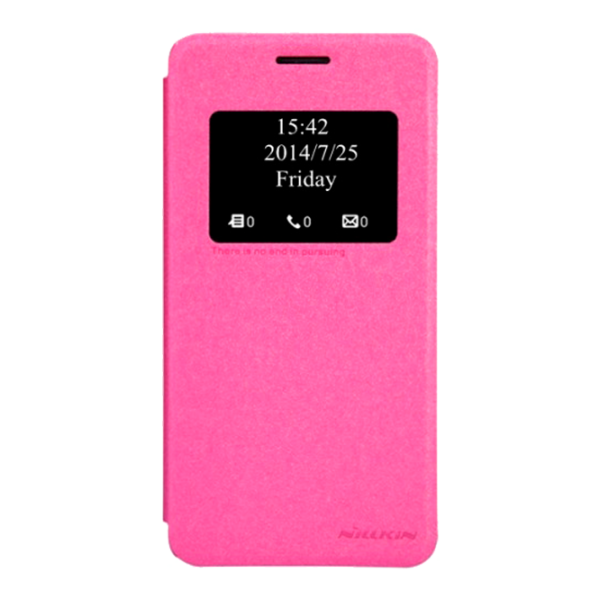 Husa Asus Zenfone 5 Nillkin Flip Cover/ Leather/ Pink photo 1