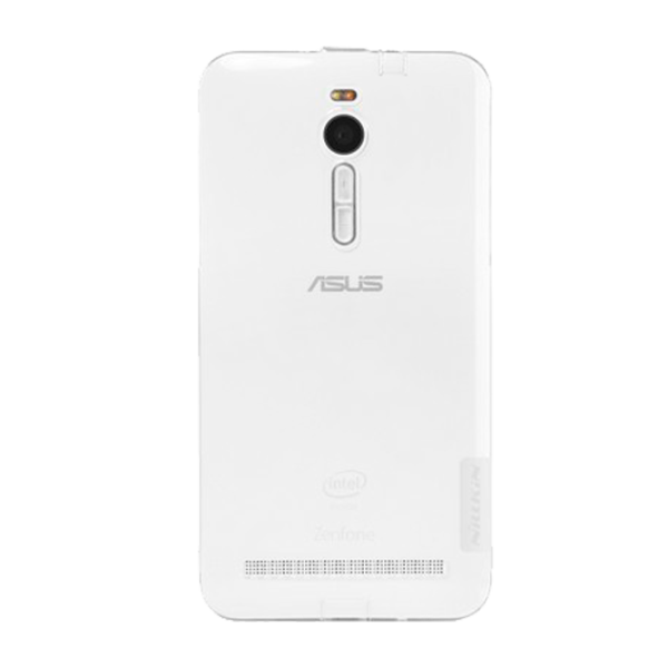 Husa Asus Zenfone 2 Nillkin Back Ultra Thin/ TPU/ White photo 1