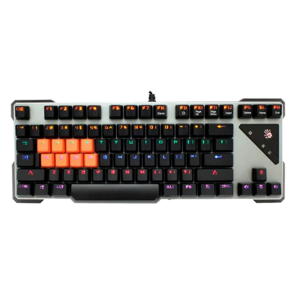 Tastatură A4Tech Full Light Strike Bloody Cu fir/ Black photo 1
