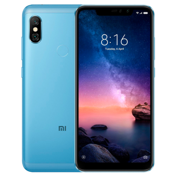 Xiaomi Redmi Note 6 Pro 3 GB/ 32 GB/ Dual SIM/ Blue photo 1 Xiaomi Redmi Note 6 Pro 3 GB/ 32 GB/ Dual SIM/ Blue photo 1