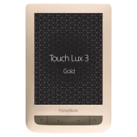 eReaders Pocketbook Touch Lux 3 6"/ E-Ink Carta/ 8 ГБ/ Золотой