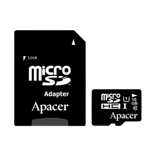 Карта памяти Apacer MicroSD Card 16 ГБ MicroSD Card/ UHS-I (300X) photo 1