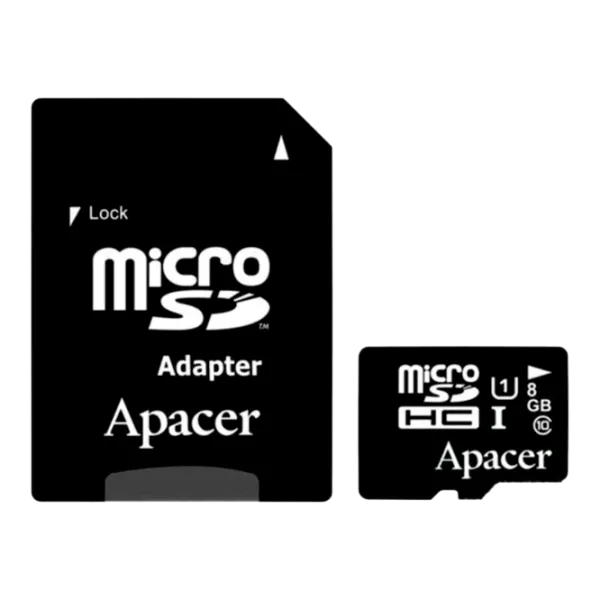 Memory Card Apacer MicroSD Card 8 ГБ MicroSD Card/ UHS-I (300X) photo 1