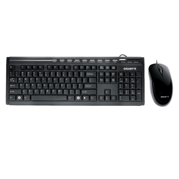 Клавиатура и Мышь Gigabyte KM6150 Проводная/ Черный photo 1