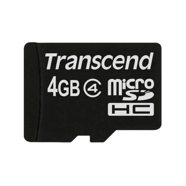 Карта памяти Transcend 4 ГБ MicroSD Card/ Class 4 photo 1