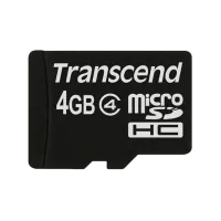 Карта памяти Transcend 4 ГБ MicroSD Card/ Class 4